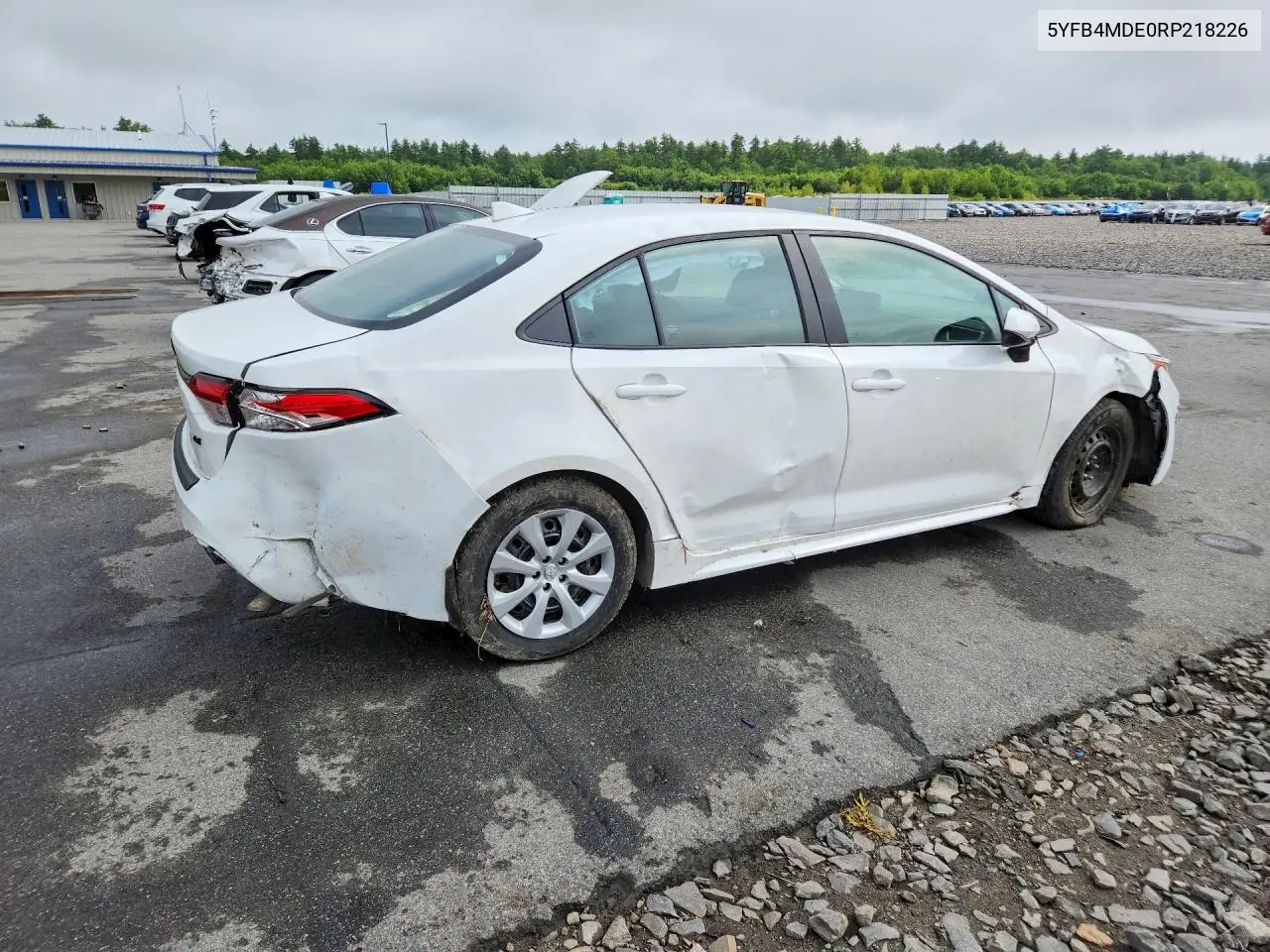 2024 Toyota Corolla Le VIN: 5YFB4MDE0RP218226 Lot: 62151576