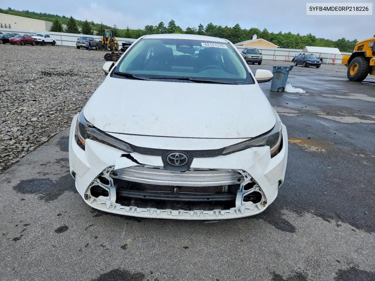 2024 Toyota Corolla Le VIN: 5YFB4MDE0RP218226 Lot: 62151576