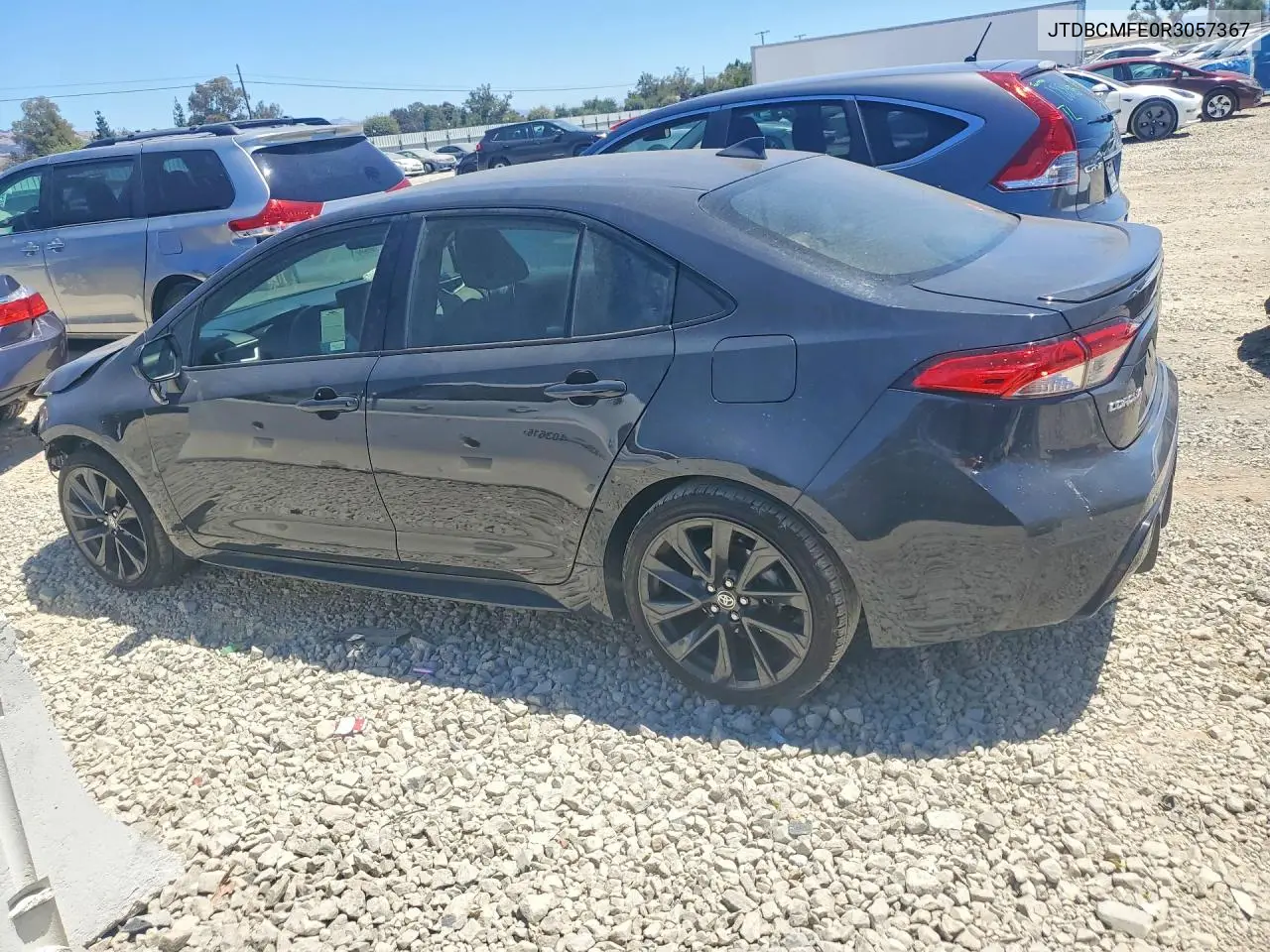 2024 Toyota Corolla Hybrid Se VIN: JTDBCMFE0R3057367 Lot: 62476186
