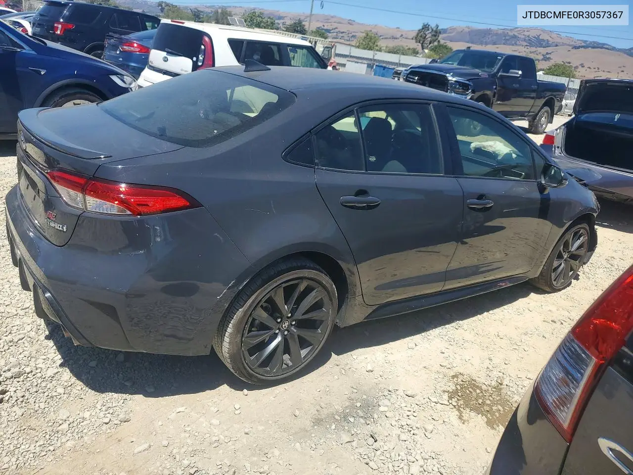 2024 Toyota Corolla Hybrid Se VIN: JTDBCMFE0R3057367 Lot: 62476186