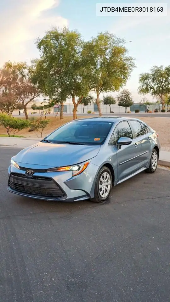 JTDB4MEE0R3018163 2024 Toyota Corolla Le