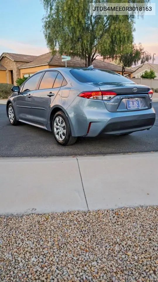 JTDB4MEE0R3018163 2024 Toyota Corolla Le