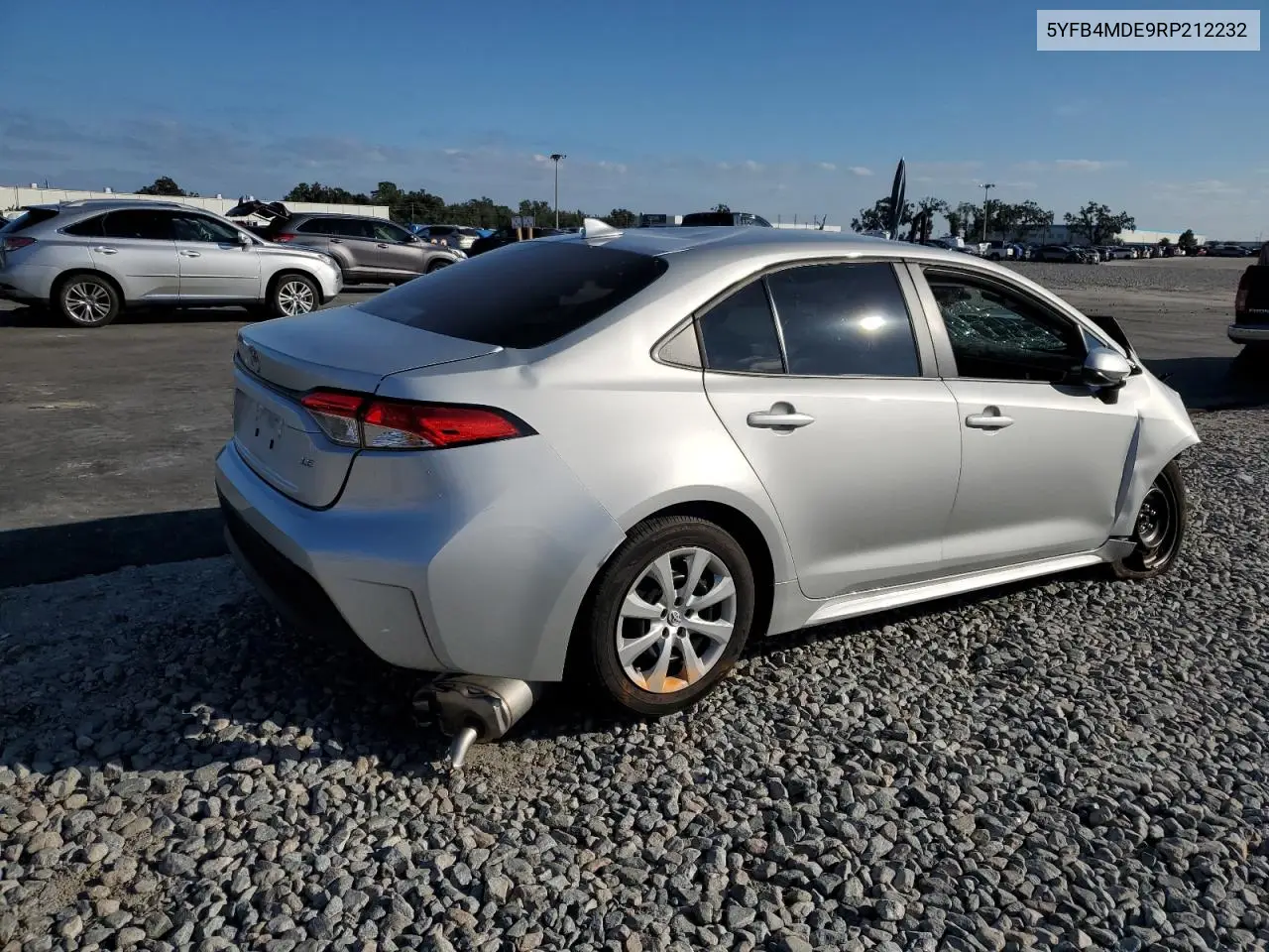 5YFB4MDE9RP212232 2024 Toyota Corolla Le