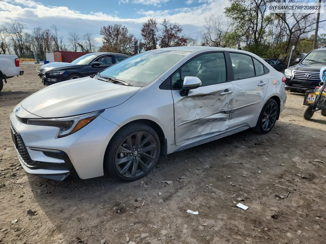 5YFS4MCE7RP208827 2024 Toyota Corolla Se