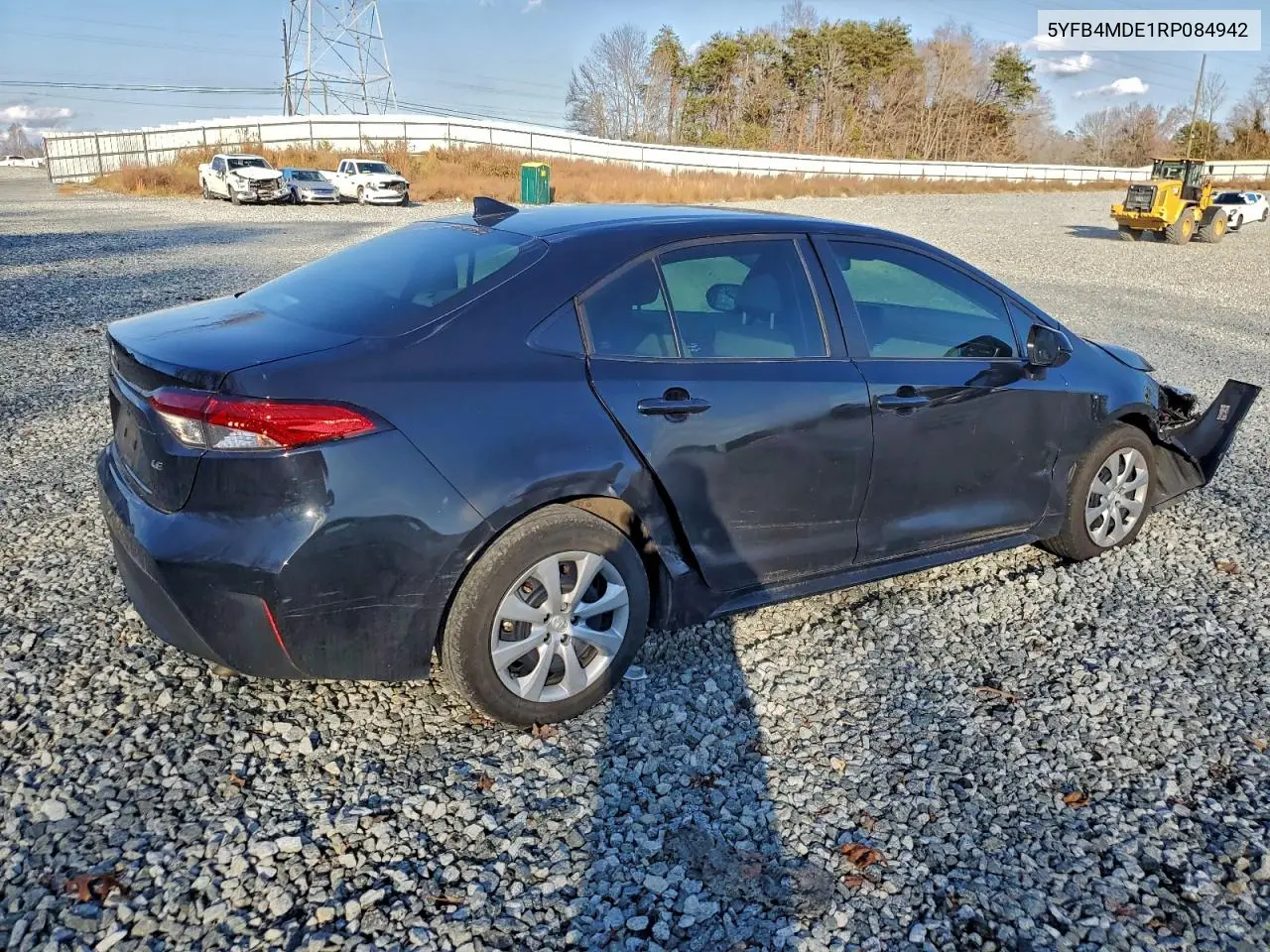 5YFB4MDE1RP084942 2024 Toyota Corolla Le