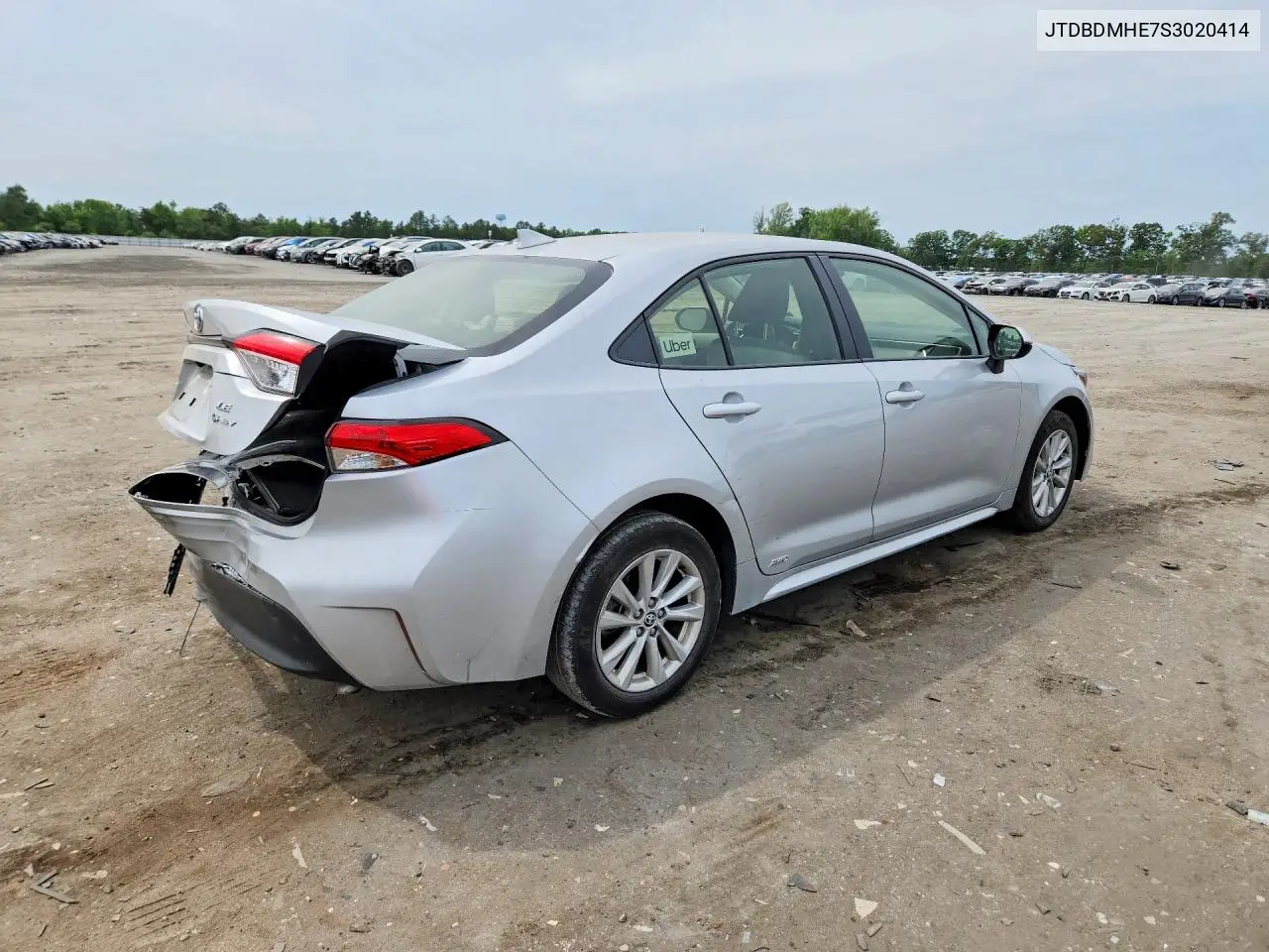 2025 Toyota Corolla Hybrid Le VIN: JTDBDMHE7S3020414 Lot: 55570736