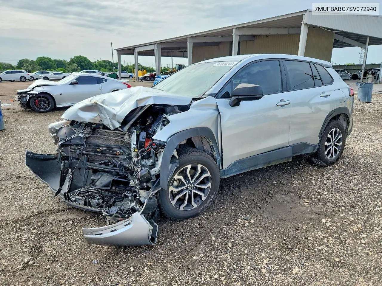 2025 Toyota Corolla Cross Hybrid S VIN: 7MUFBABG7SV072940 Lot: 55944916