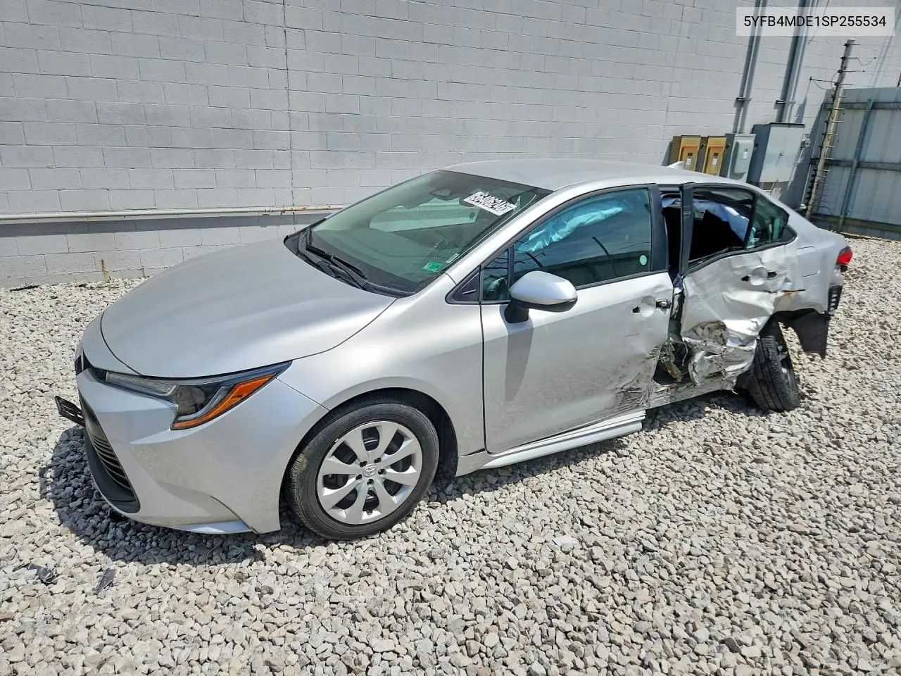 2025 Toyota Corolla Le VIN: 5YFB4MDE1SP255534 Lot: 56406246