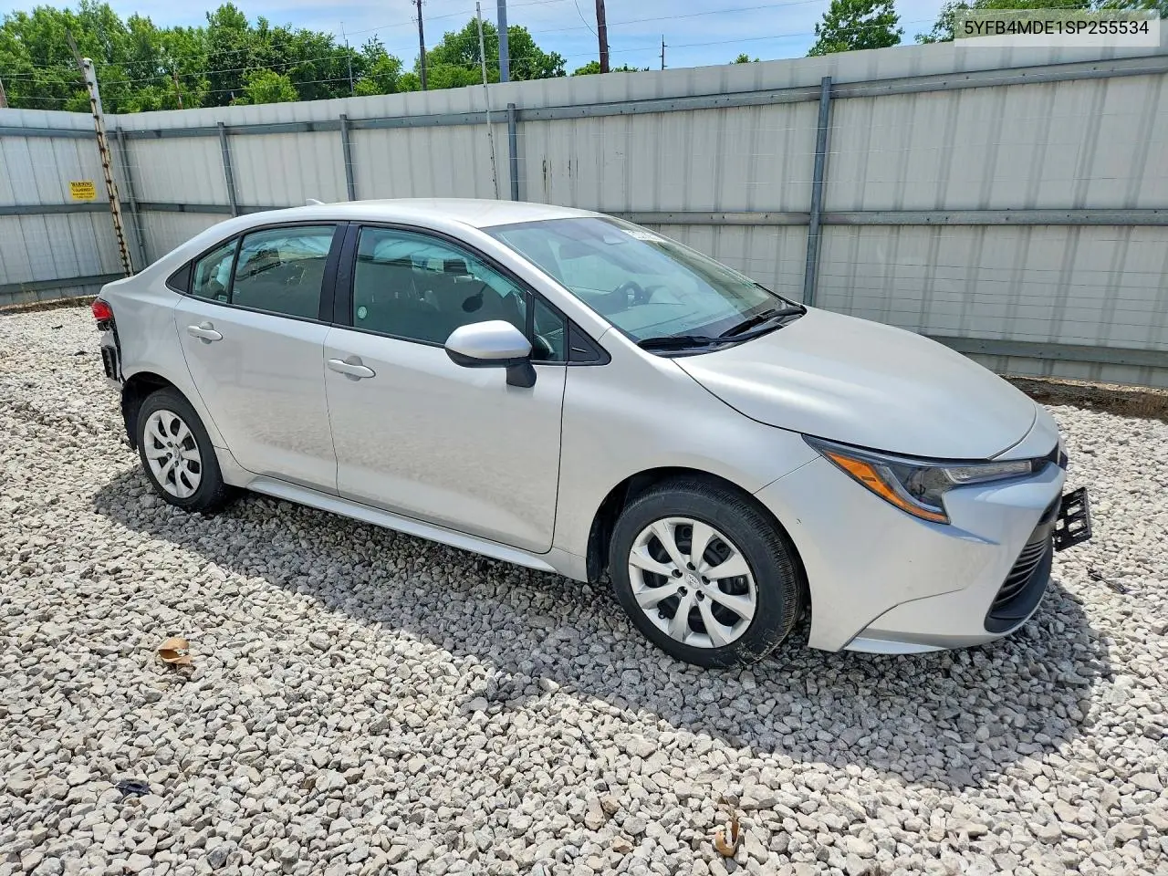 2025 Toyota Corolla Le VIN: 5YFB4MDE1SP255534 Lot: 56406246