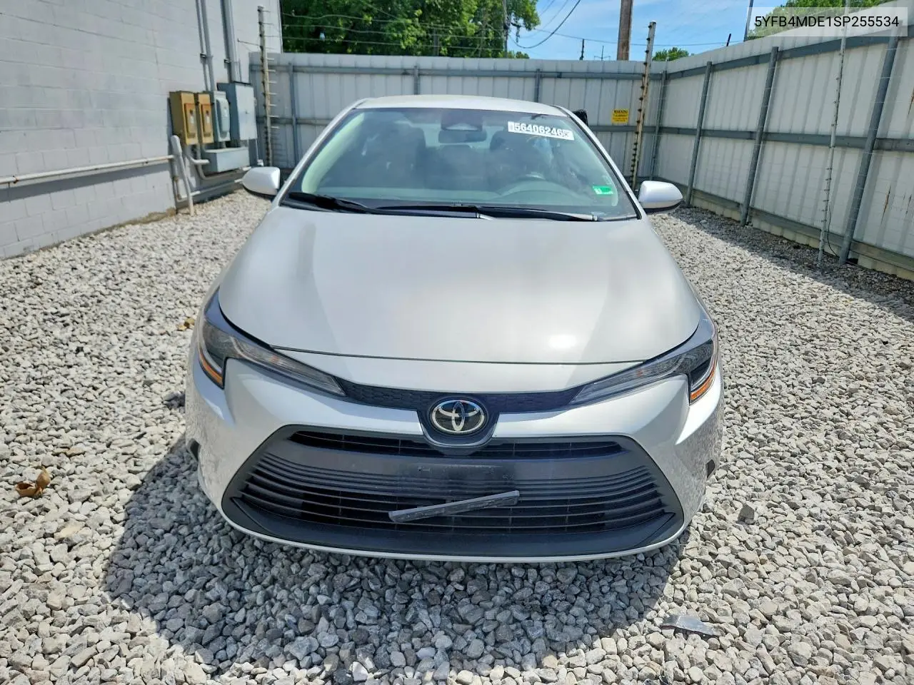 2025 Toyota Corolla Le VIN: 5YFB4MDE1SP255534 Lot: 56406246