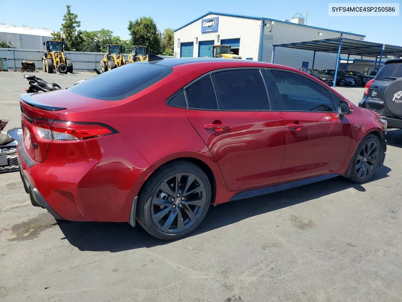 2025 Toyota Corolla Se VIN: 5YFS4MCE4SP250586 Lot: 56528636