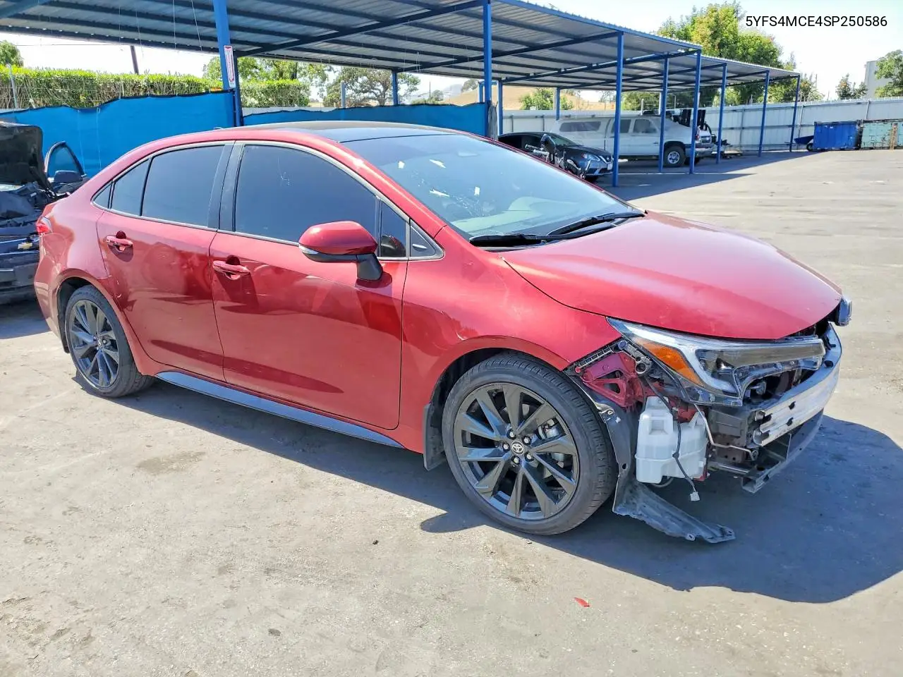 2025 Toyota Corolla Se VIN: 5YFS4MCE4SP250586 Lot: 56528636