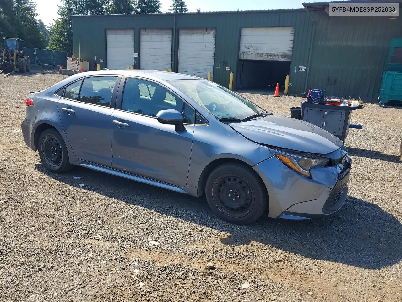 2025 Toyota Corolla Le VIN: 5YFB4MDE8SP252033 Lot: 58489986