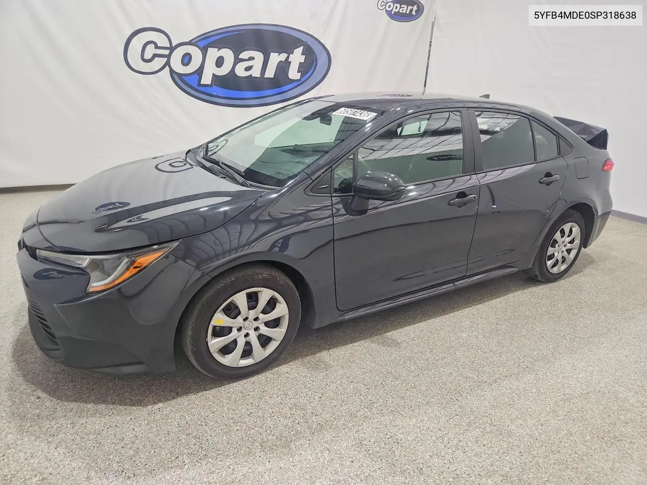 2025 Toyota Corolla Le VIN: 5YFB4MDE0SP318638 Lot: 60507436