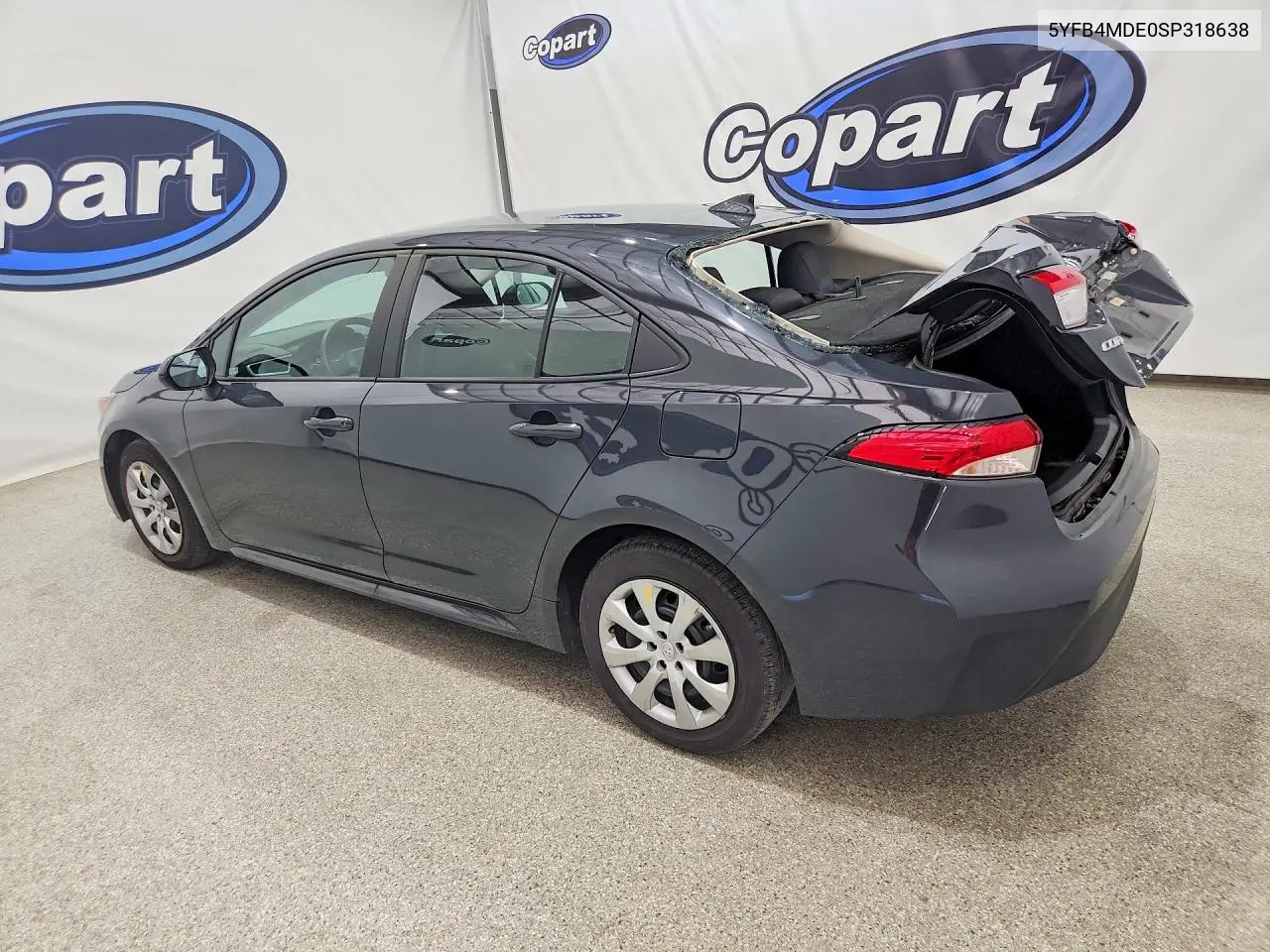 2025 Toyota Corolla Le VIN: 5YFB4MDE0SP318638 Lot: 60507436