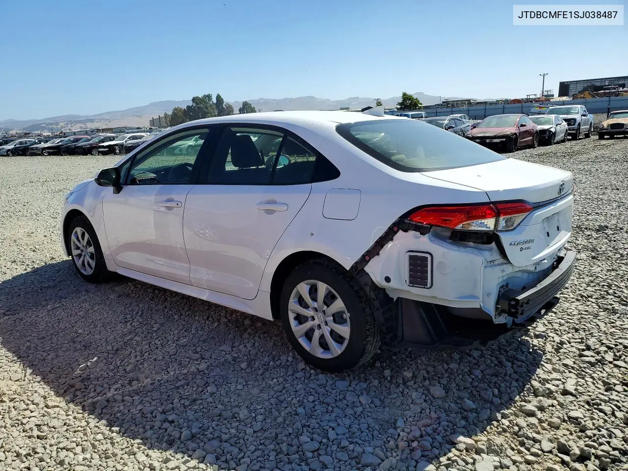 2025 Toyota Corolla Hybrid Le VIN: JTDBCMFE1SJ038487 Lot: 60620086