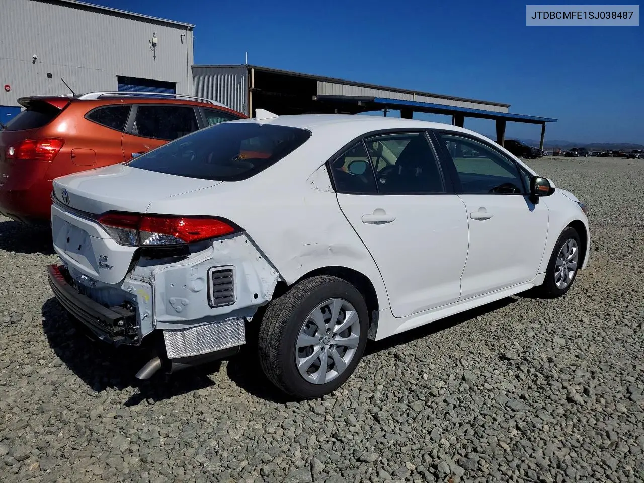2025 Toyota Corolla Hybrid Le VIN: JTDBCMFE1SJ038487 Lot: 60620086