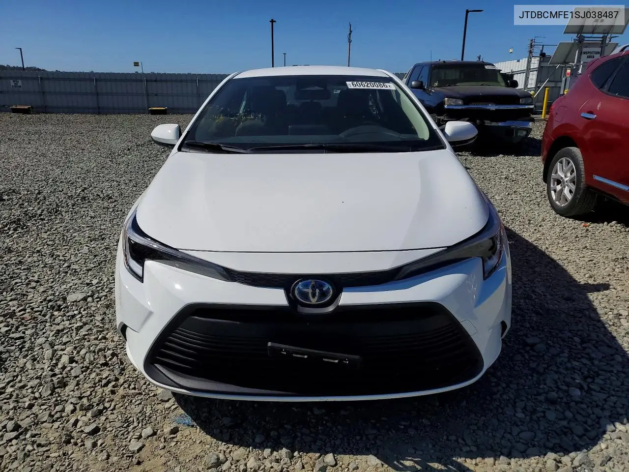 2025 Toyota Corolla Hybrid Le VIN: JTDBCMFE1SJ038487 Lot: 60620086