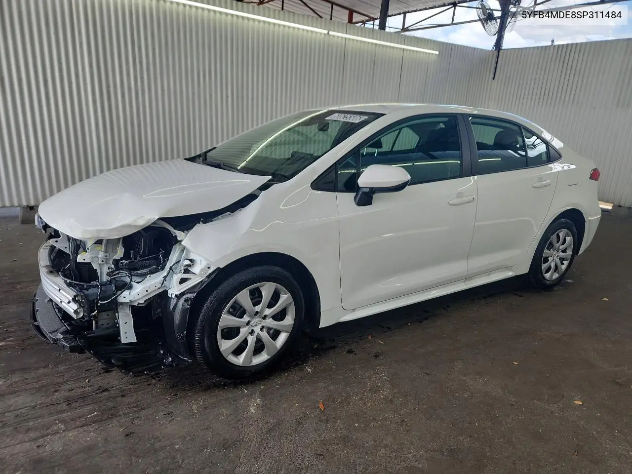 2025 Toyota Corolla Le VIN: 5YFB4MDE8SP311484 Lot: 60625506