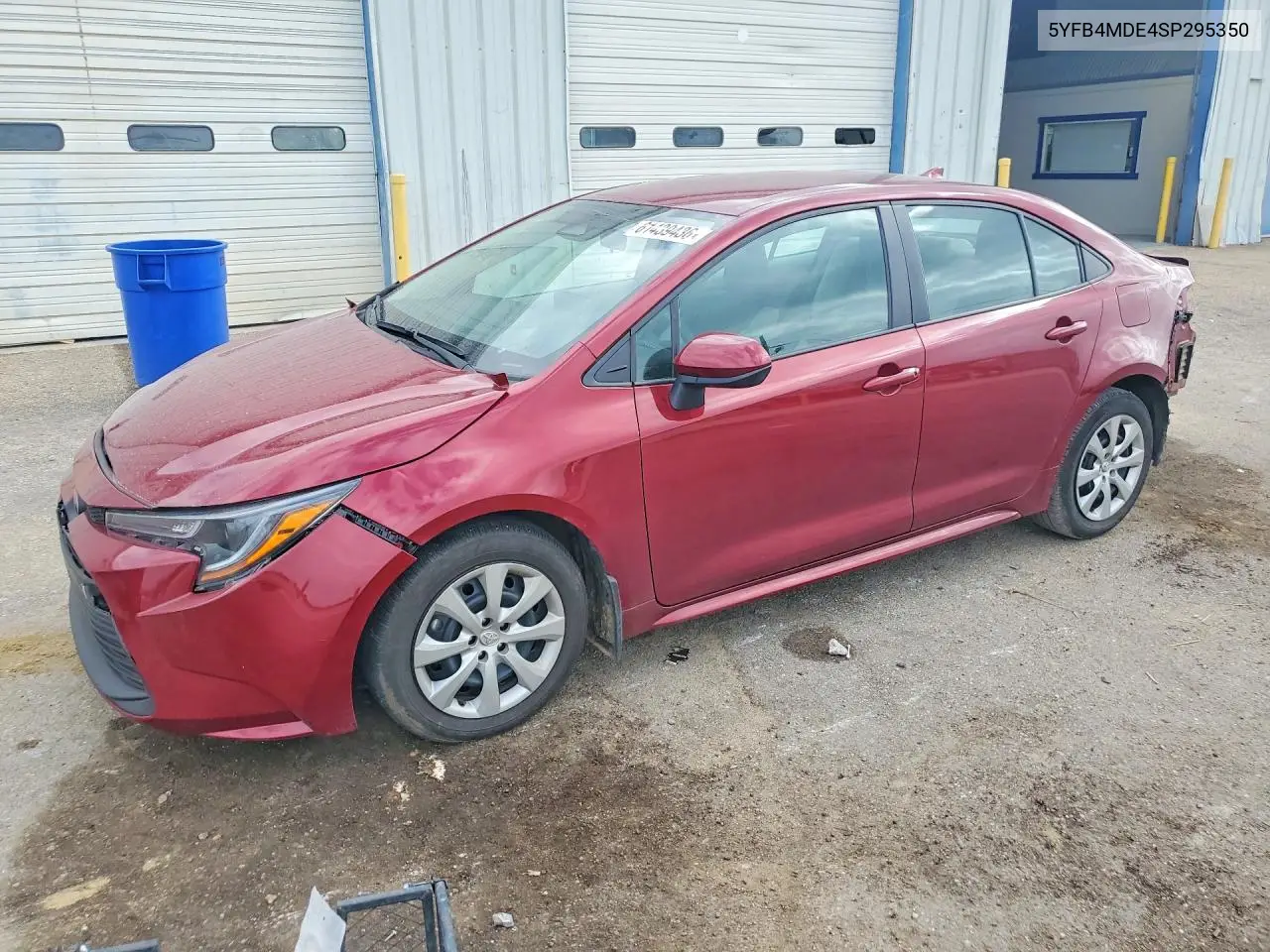 2025 Toyota Corolla Le VIN: 5YFB4MDE4SP295350 Lot: 61439436