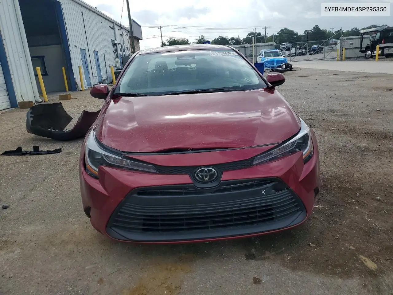 2025 Toyota Corolla Le VIN: 5YFB4MDE4SP295350 Lot: 61439436