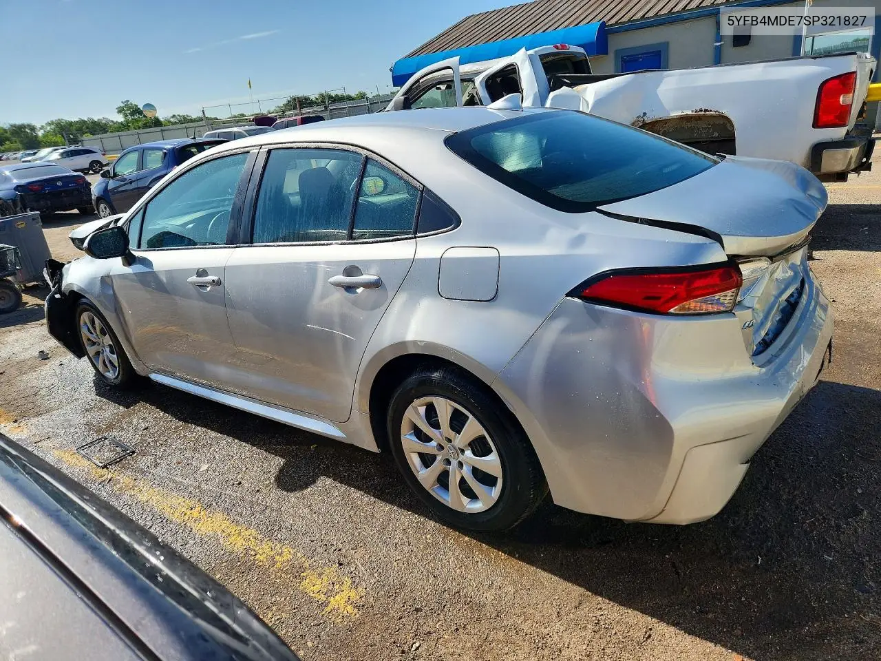 2025 Toyota Corolla Le VIN: 5YFB4MDE7SP321827 Lot: 61539646