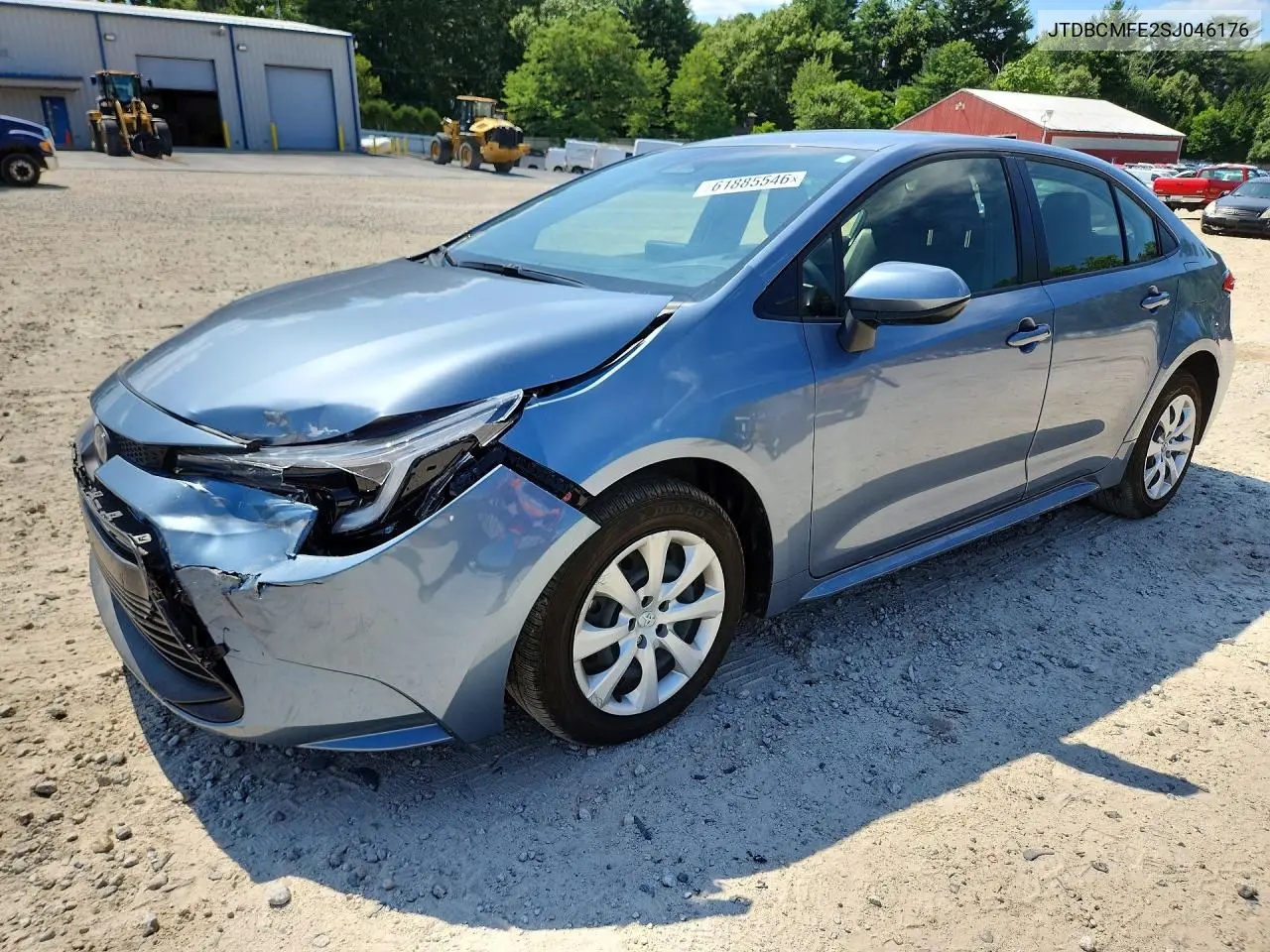 2025 Toyota Corolla Hybrid Le VIN: JTDBCMFE2SJ046176 Lot: 61885546