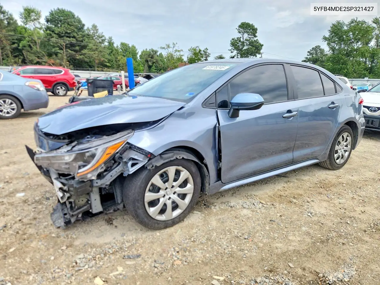2025 Toyota Corolla Le VIN: 5YFB4MDE2SP321427 Lot: 61978246