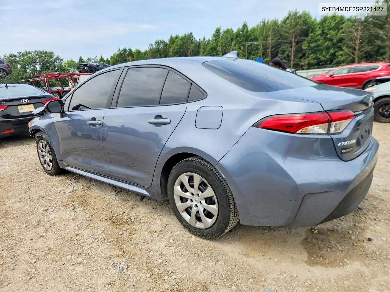 2025 Toyota Corolla Le VIN: 5YFB4MDE2SP321427 Lot: 61978246