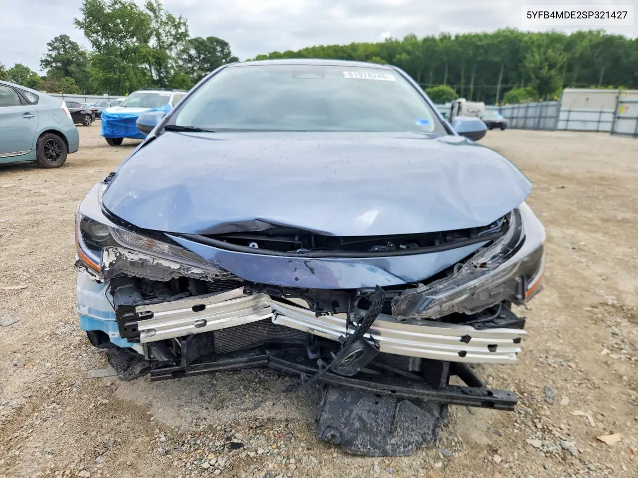 2025 Toyota Corolla Le VIN: 5YFB4MDE2SP321427 Lot: 61978246