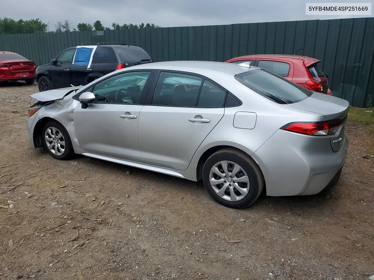2025 Toyota Corolla Le VIN: 5YFB4MDE4SP251669 Lot: 62128786