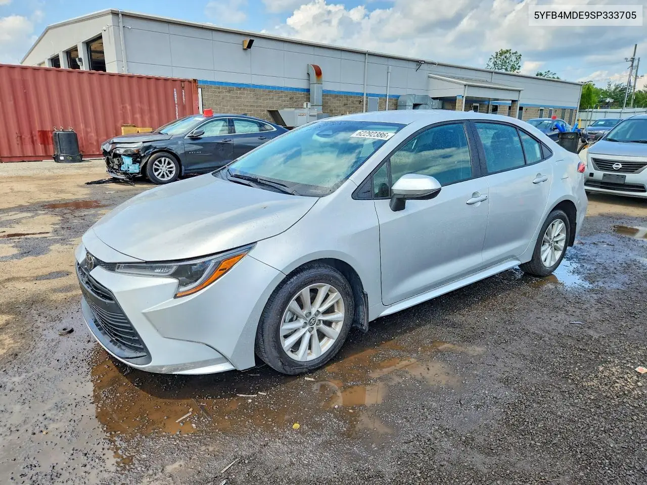 2025 Toyota Corolla Le VIN: 5YFB4MDE9SP333705 Lot: 62292386