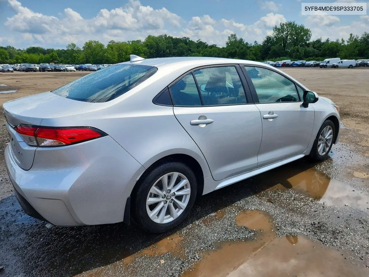 2025 Toyota Corolla Le VIN: 5YFB4MDE9SP333705 Lot: 62292386