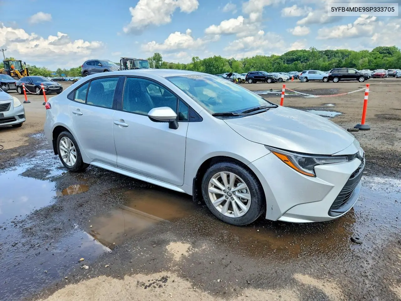 2025 Toyota Corolla Le VIN: 5YFB4MDE9SP333705 Lot: 62292386
