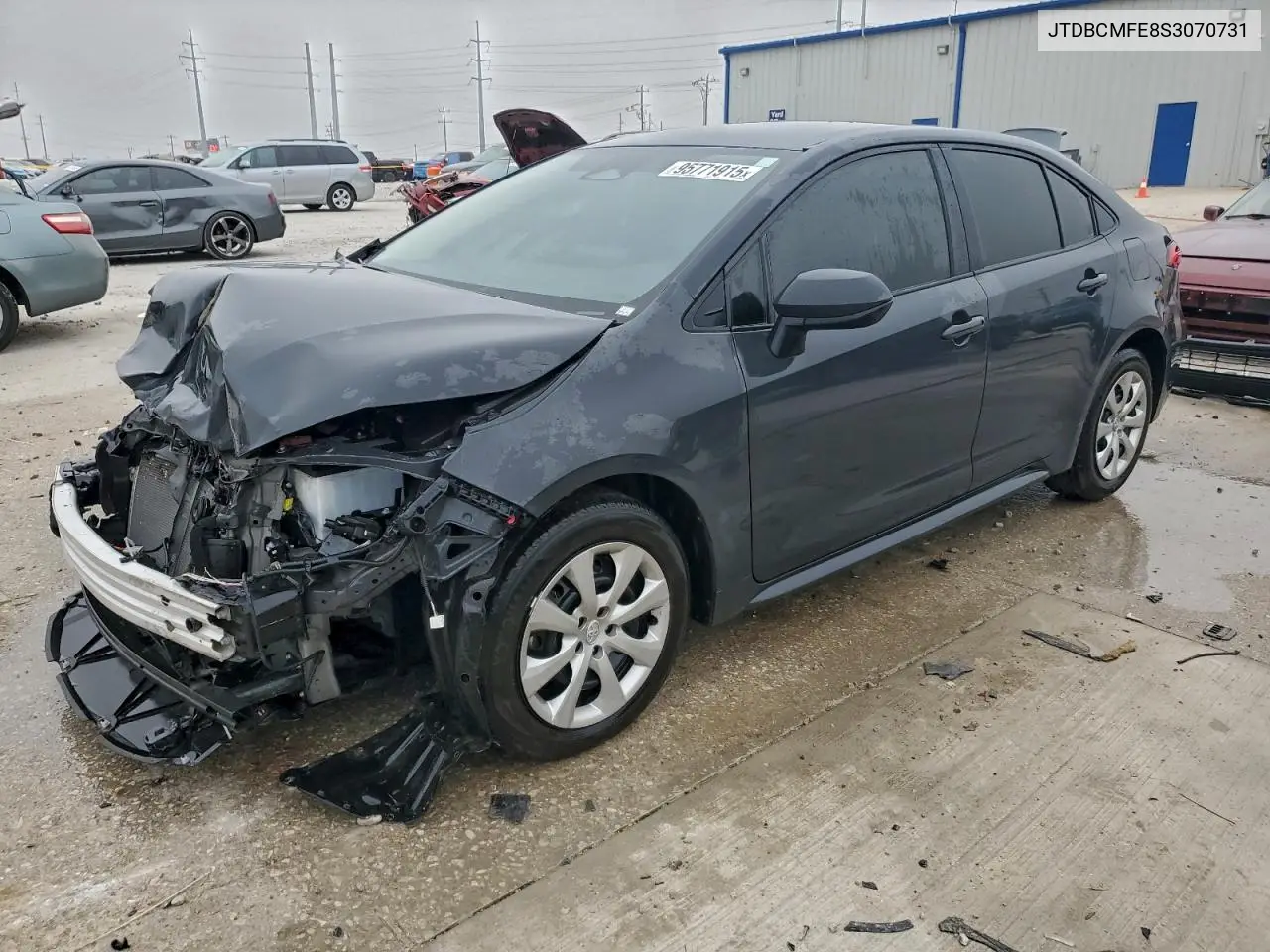 JTDBCMFE8S3070731 2025 Toyota Corolla Le