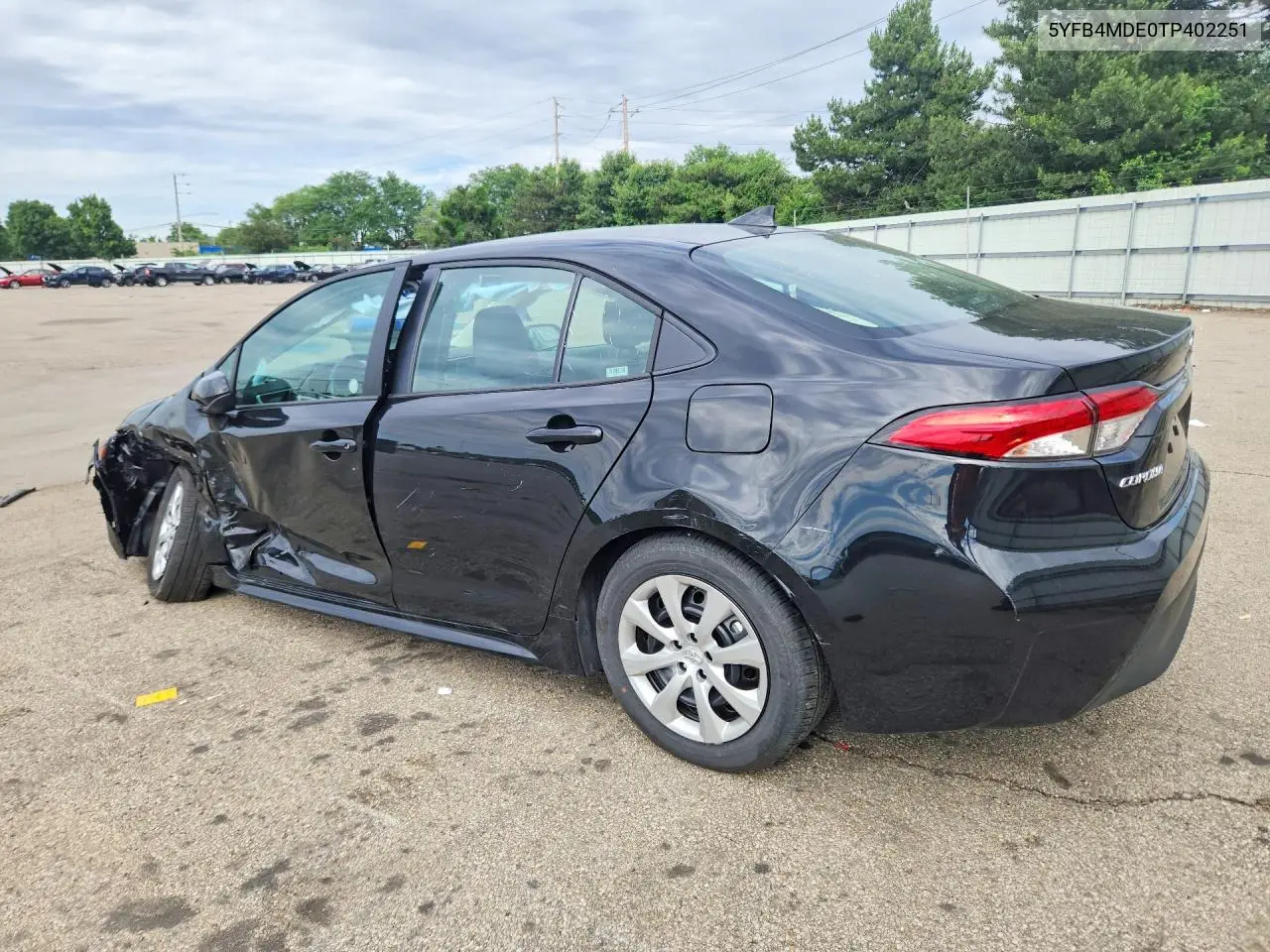2026 Toyota Corolla Le VIN: 5YFB4MDE0TP402251 Lot: 55874676