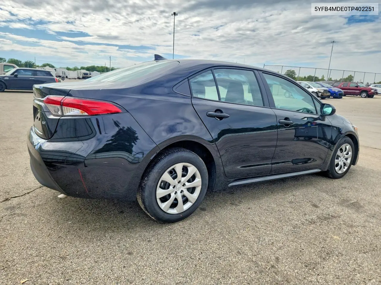 2026 Toyota Corolla Le VIN: 5YFB4MDE0TP402251 Lot: 55874676