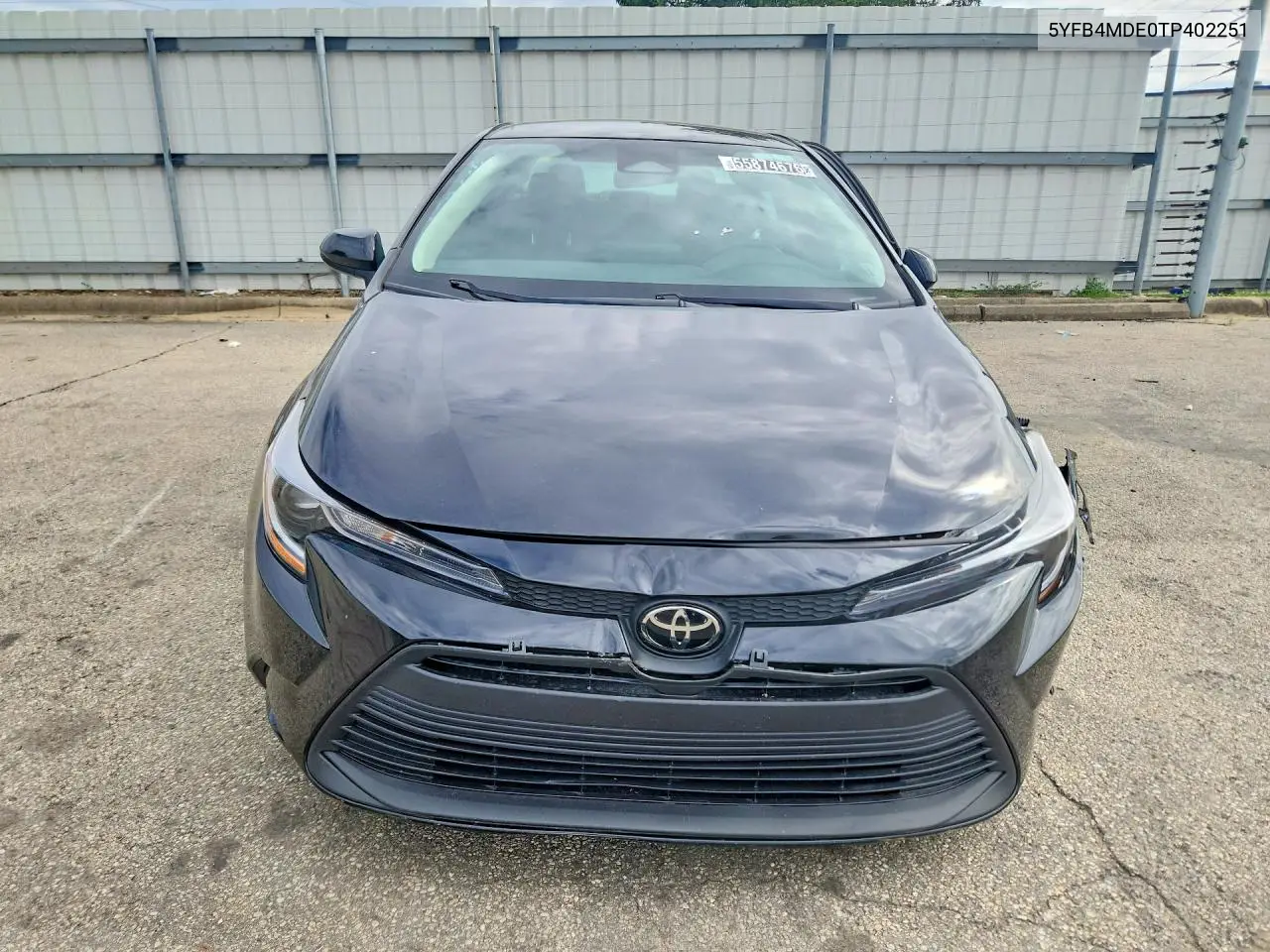 2026 Toyota Corolla Le VIN: 5YFB4MDE0TP402251 Lot: 55874676