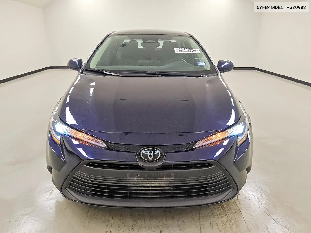 2026 Toyota Corolla Le VIN: 5YFB4MDE5TP380988 Lot: 59549986
