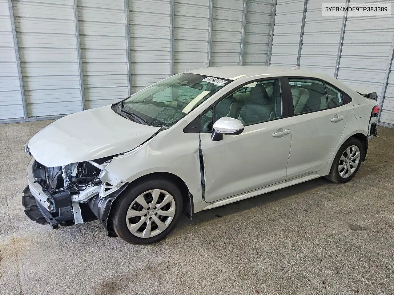 2026 Toyota Corolla Le VIN: 5YFB4MDE9TP383389 Lot: 59821086
