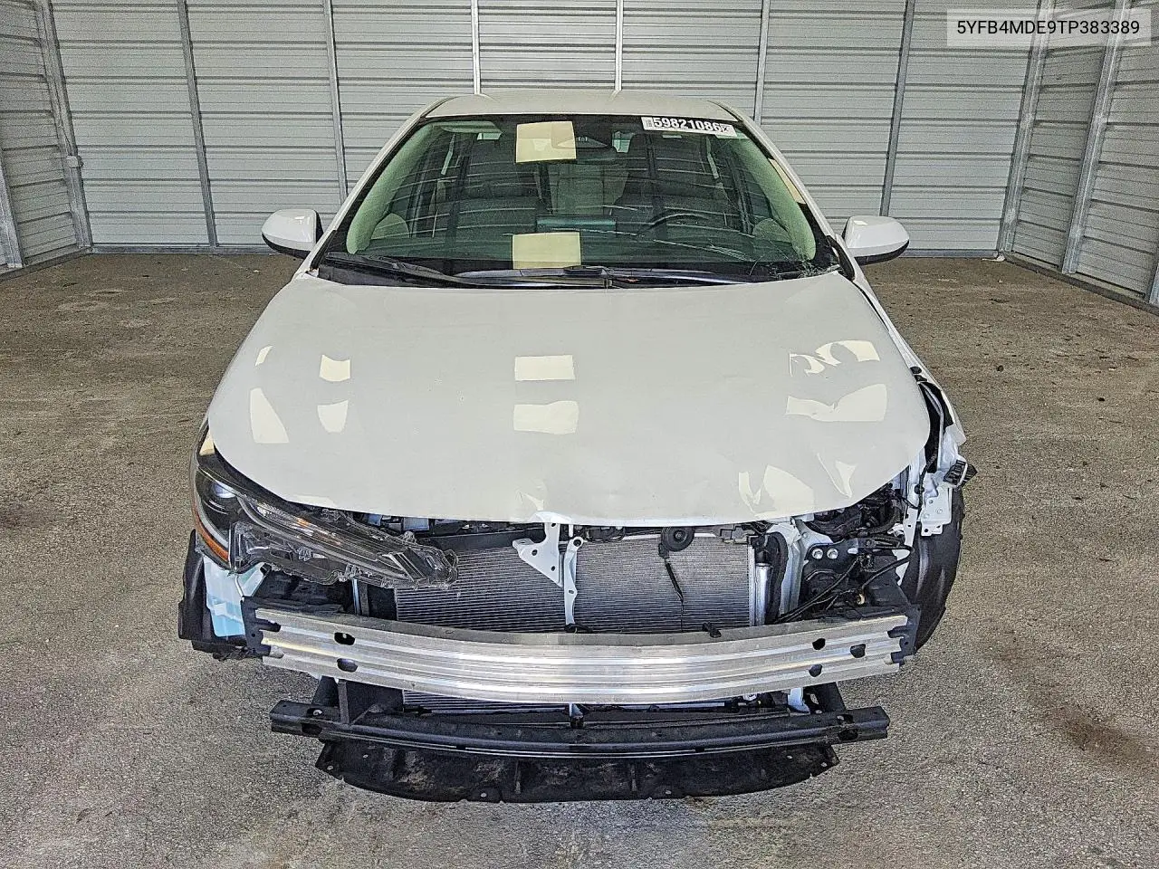 2026 Toyota Corolla Le VIN: 5YFB4MDE9TP383389 Lot: 59821086