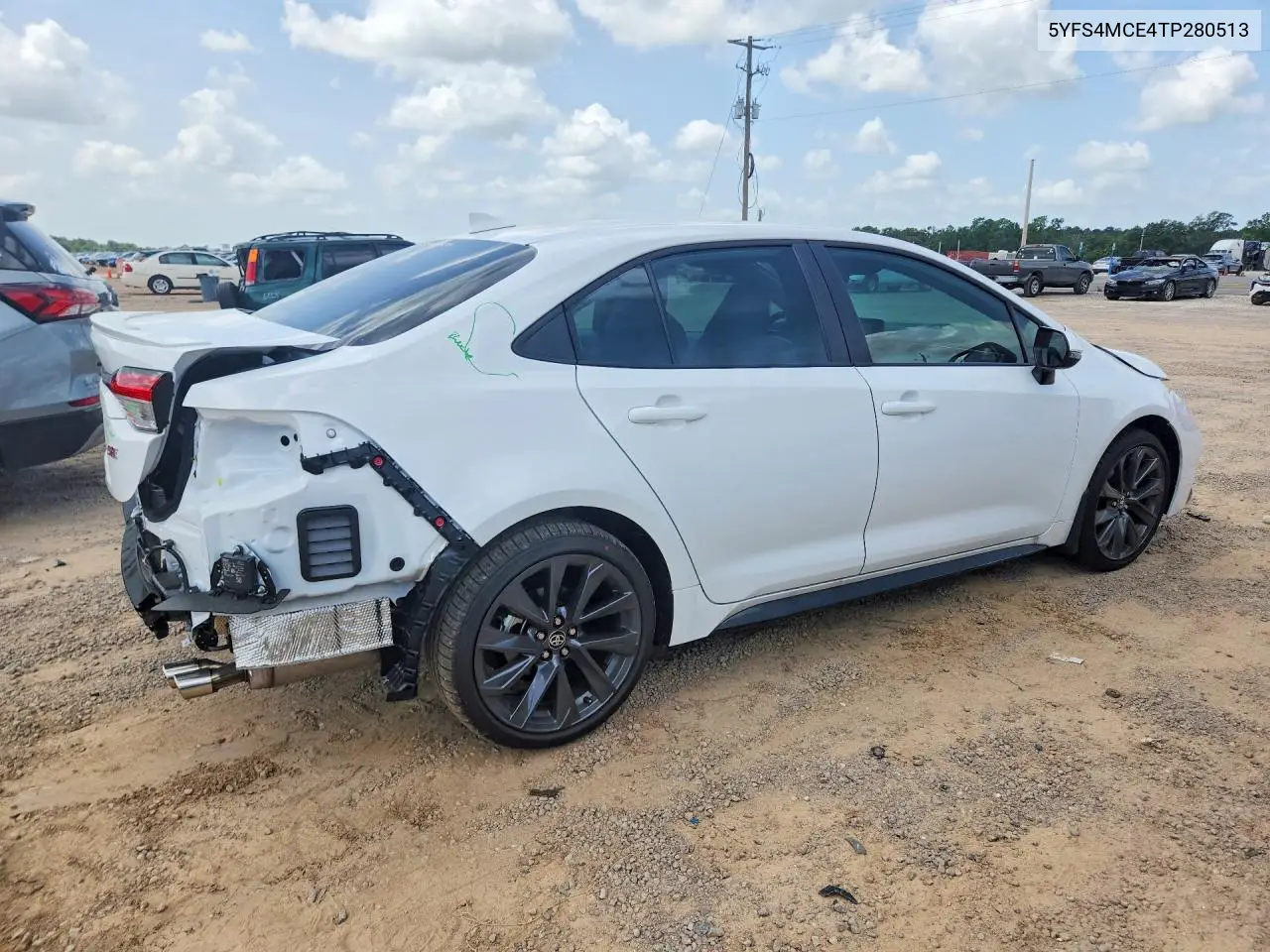 2026 Toyota Corolla Se VIN: 5YFS4MCE4TP280513 Lot: 60875436