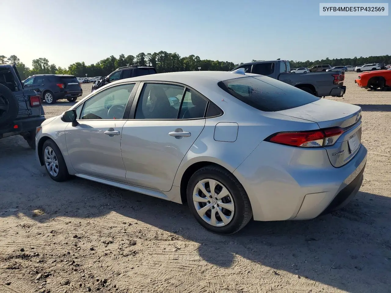 2026 Toyota Corolla Le VIN: 5YFB4MDE5TP432569 Lot: 62232076