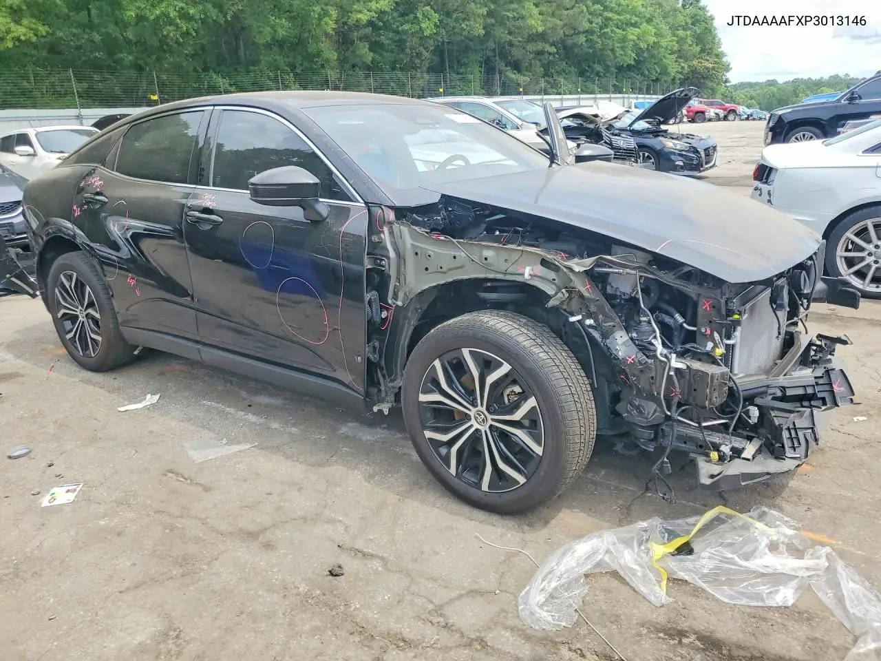 2023 Toyota Crown Limited VIN: JTDAAAAFXP3013146 Lot: 57076956