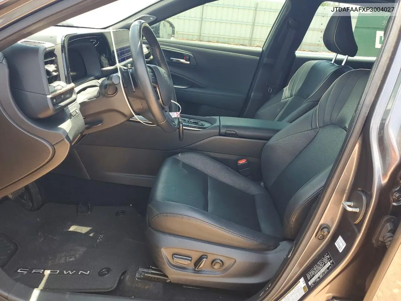 2023 Toyota Crown Platinum VIN: JTDAFAAFXP3004027 Lot: 59162156