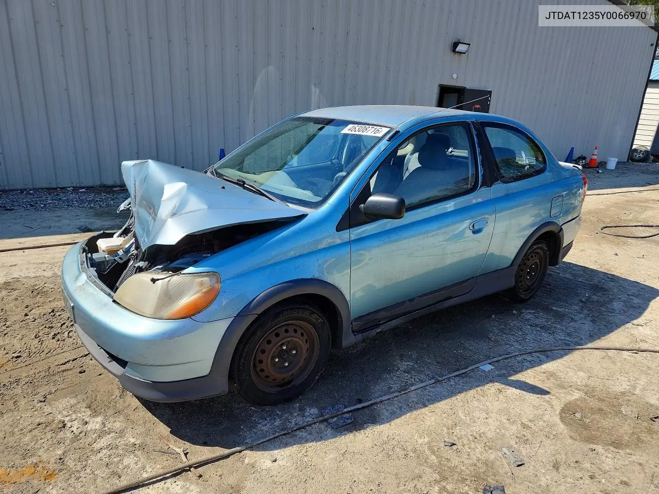 2000 Toyota Echo Base VIN: JTDAT1235Y0066970 Lot: 46308716