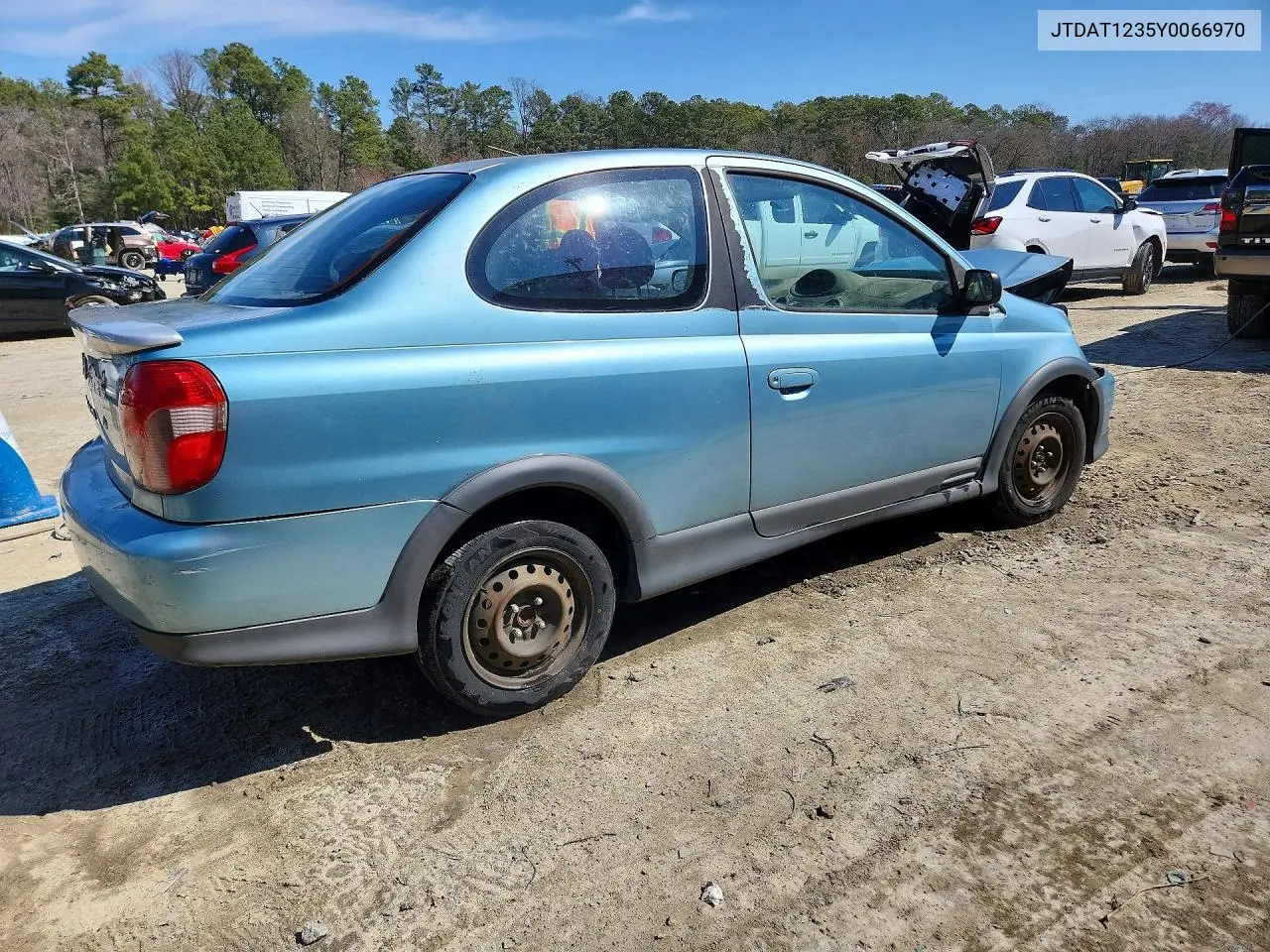 2000 Toyota Echo Base VIN: JTDAT1235Y0066970 Lot: 46308716
