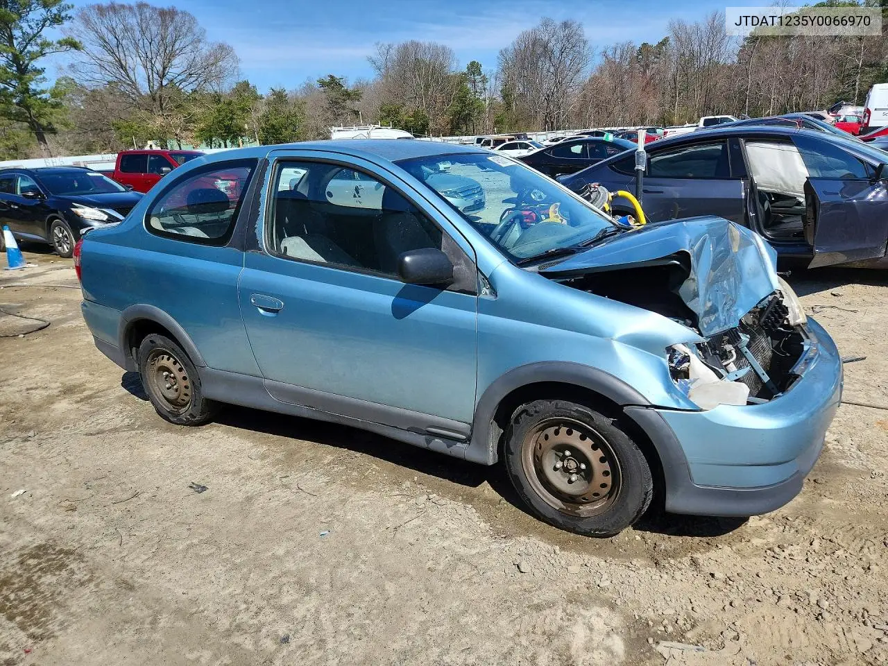 2000 Toyota Echo Base VIN: JTDAT1235Y0066970 Lot: 46308716