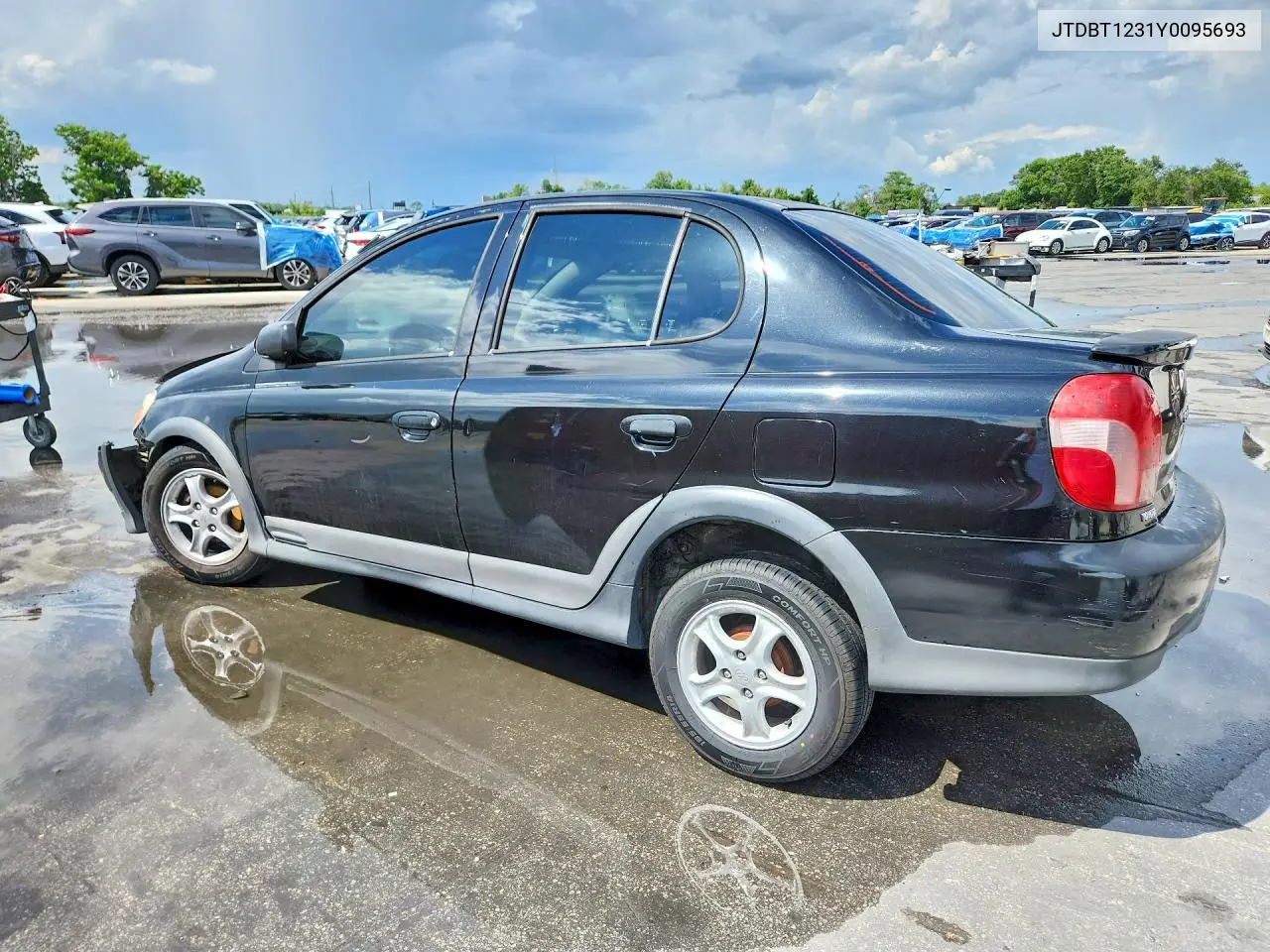 2000 Toyota Echo VIN: JTDBT1231Y0095693 Lot: 54549206