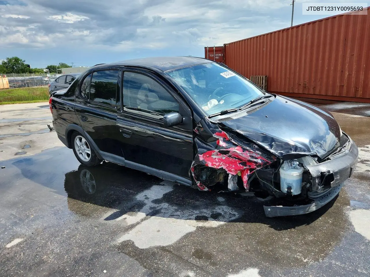2000 Toyota Echo VIN: JTDBT1231Y0095693 Lot: 54549206